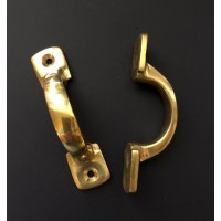 Square D Handle - Solid Brass - 85mm & 115mm
